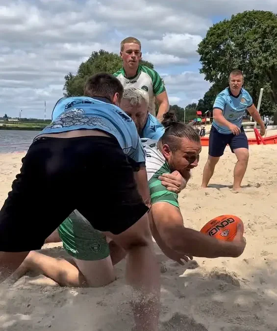 Beach Rugby Śrem 2026: emocje na piasku i wysoki poziom sportowy