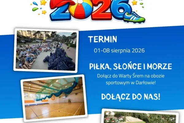 Zwolniło się kilka miejsc na obóz sportowy w Darłowie – zapisy trwają