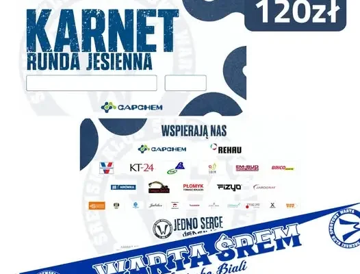 Karnety na rundę jesienną Warty Śrem już w sprzedaży