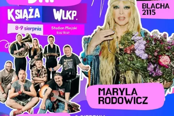 Maryla Rodowicz, Piersi i Łydka Grubasa gwiazdami Dni Książa Wielkopolskiego 2026