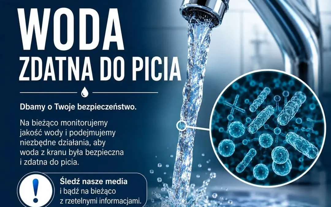Woda w Śremie i Psarskiem bezpieczna – wyniki badań nie wykazały bakterii