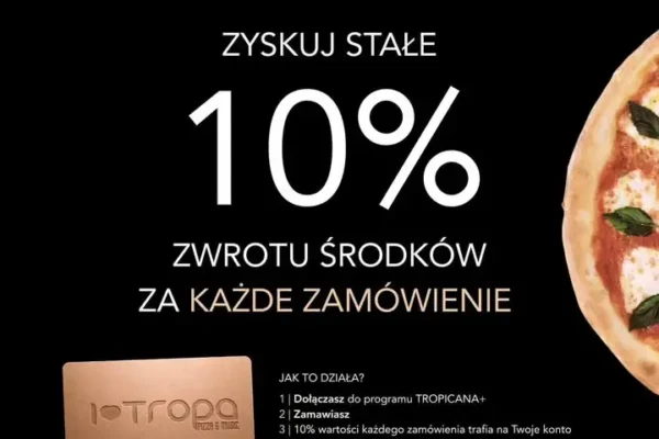 Pizzeria Tropicana w Śremie wprowadza program lojalnościowy Tropicana+