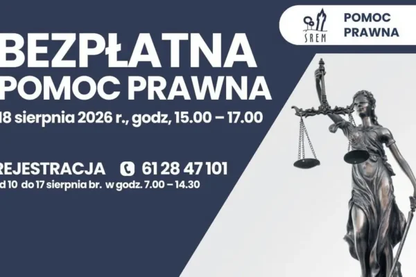 Bezpłatne porady prawne w Śremie – zapisy trwają do 17 sierpnia