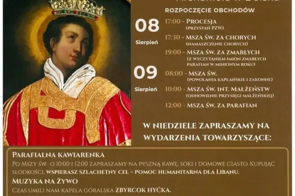 Odpust ku czci św. Wawrzyńca w Dolsku – w ten weekend, ale w nietypowym terminie