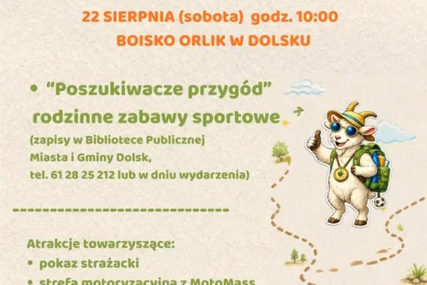 Rodzinny Piknik Sportowy „Aktywna Gmina Dolsk” już 22 sierpnia!
