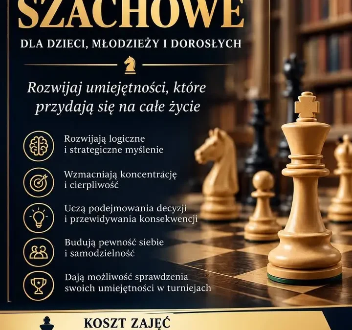 Biblioteka w Mosinie zaprasza na zajęcia szachowe – start nowej oferty
