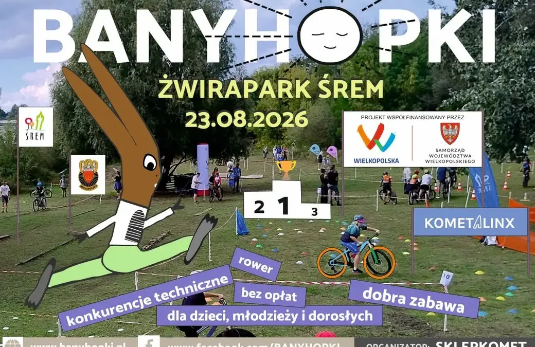 Banyhopki 2026: Rowerowe święto w ŻwiraParku już w niedzielę