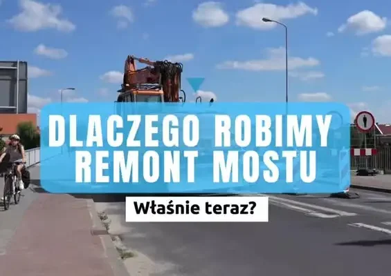 Remont mostu na Warcie w Śremie dzięki dofinansowaniu z Rządowego Funduszu Rozwoju Dróg