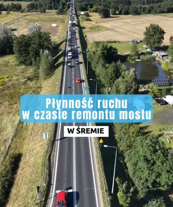 Śrem: Ważne informacje o ruchu w związku z remontem mostu