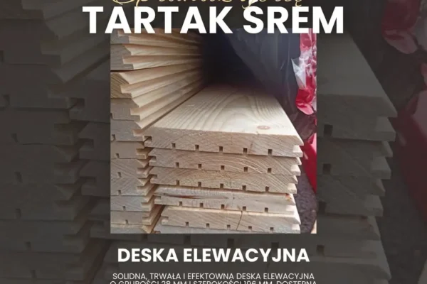 Deska elewacyjna z tartaku w Śremie – naturalne drewno i solidne wykonanie