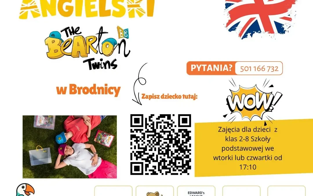 Zajęcia z angielskiego dla młodzieży w Brodnicy – startują we wrześniu