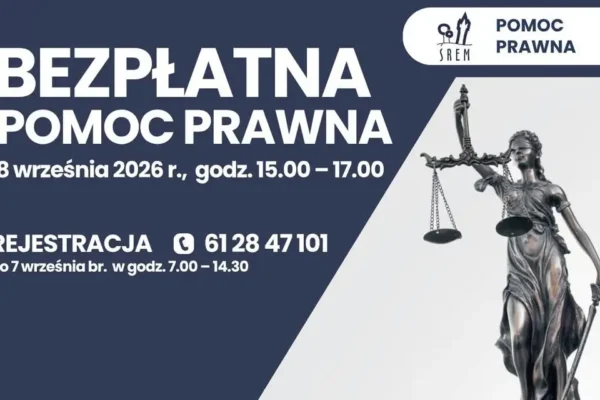 Bezpłatne porady prawne w Śremie – zapisy trwają do 7 września