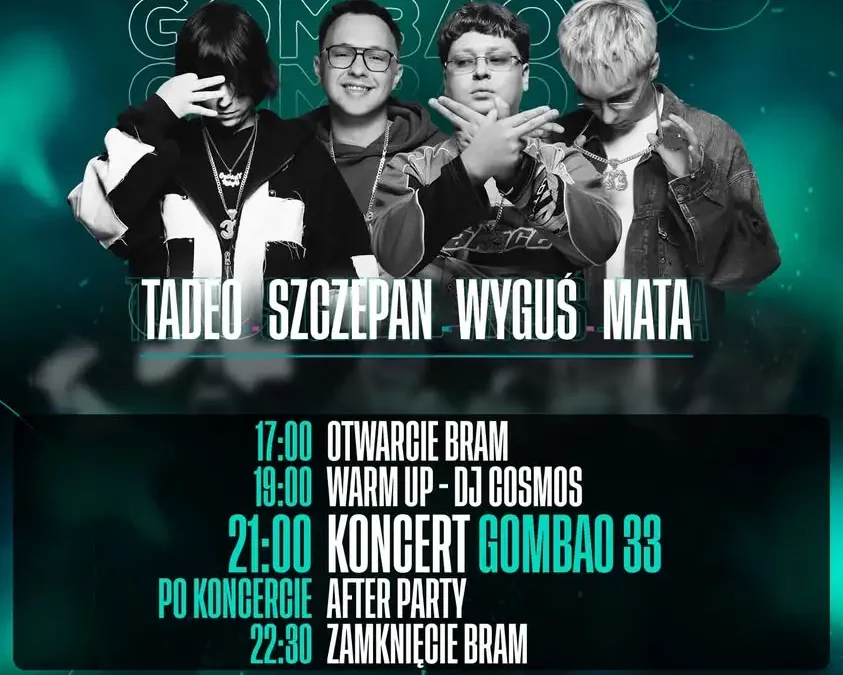 GOMBAO 33 zagra w Książu Wielkopolskim – koncert już w sobotę!