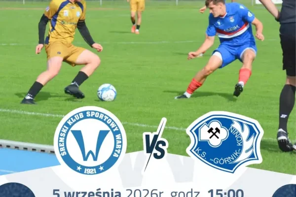 Warta Śrem podejmie Górnika Konin w sobotnim meczu ligowym