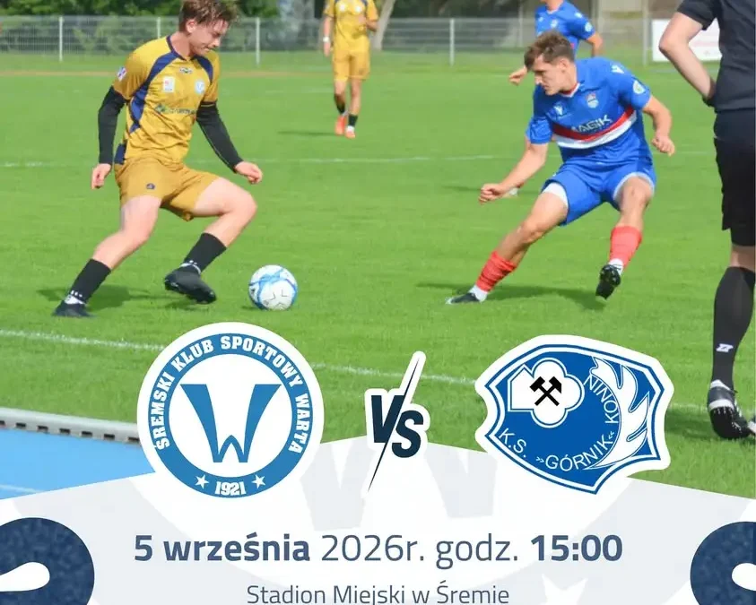 Warta Śrem podejmie Górnika Konin w sobotnim meczu ligowym