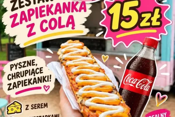 Zapiekanka z colą za 15 zł w Śremie – promocja na wrzesień
