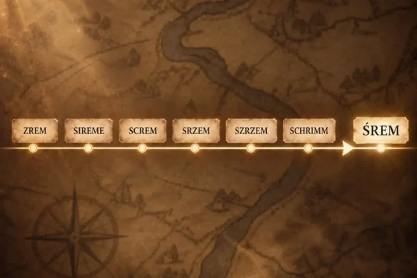 Zrem, Sireme czy Schrimm? Historia zapisu nazwy Śremu na przestrzeni wieków