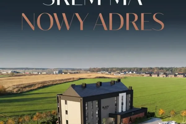Black Apartments w Zbrudzewie – nowe mieszkania pod Śremem