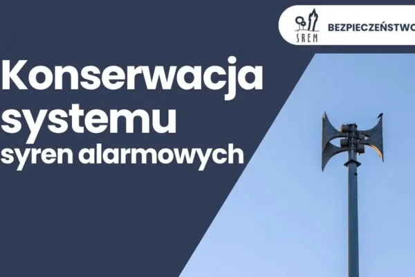 Konserwacja syren alarmowych w gminie Śrem – możliwe krótkie sygnały dźwiękowe