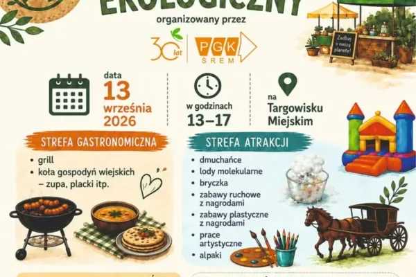 Wielki Festyn Ekologiczny w Śremie – atrakcje dla całych rodzin