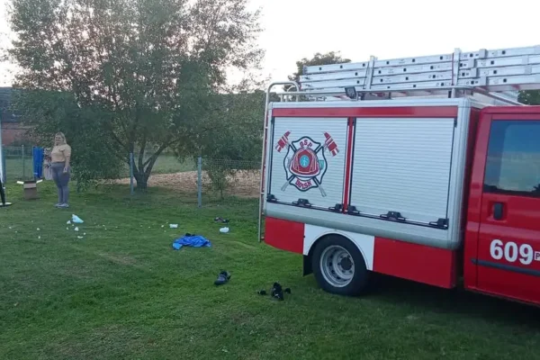 Pokaz sprzętu i zabawa na zakończeniu lata w Mszczyczynie