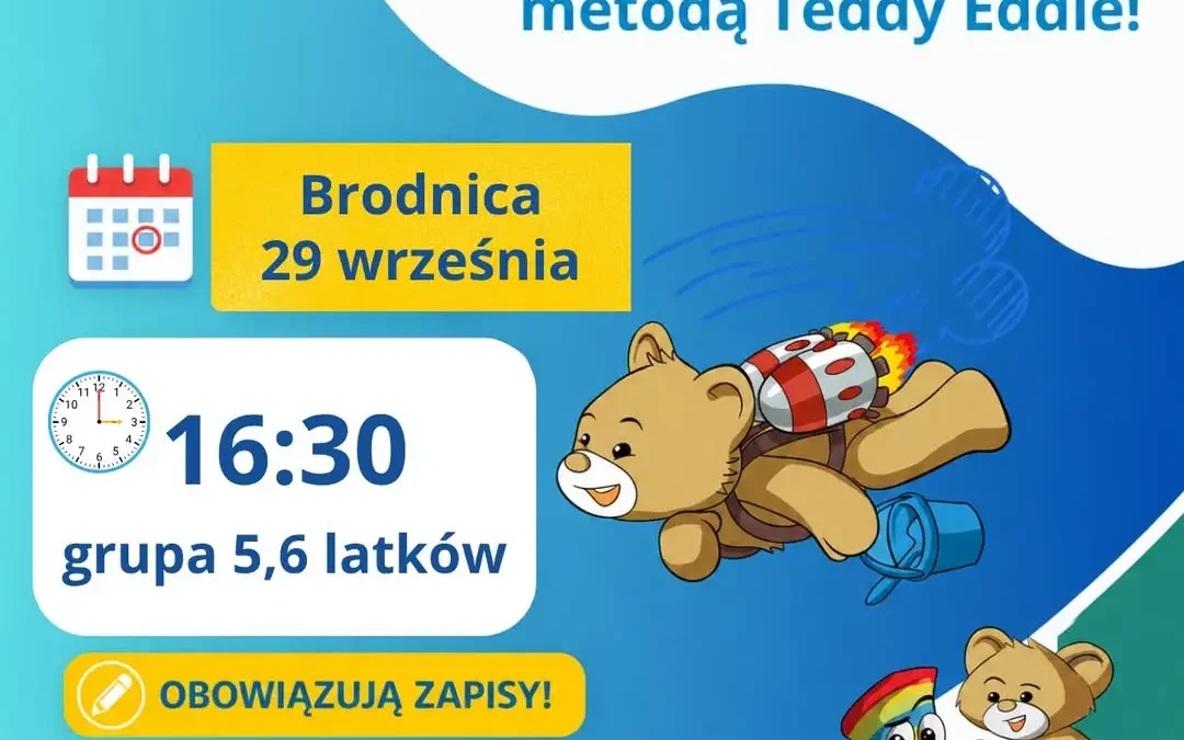 Brodnica: pokazowe zajęcia z angielskiego dla 5-6 latków już dziś