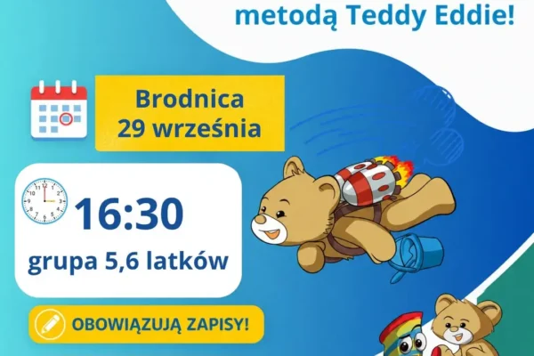 Brodnica: pokazowe zajęcia z angielskiego dla 5-6 latków już dziś