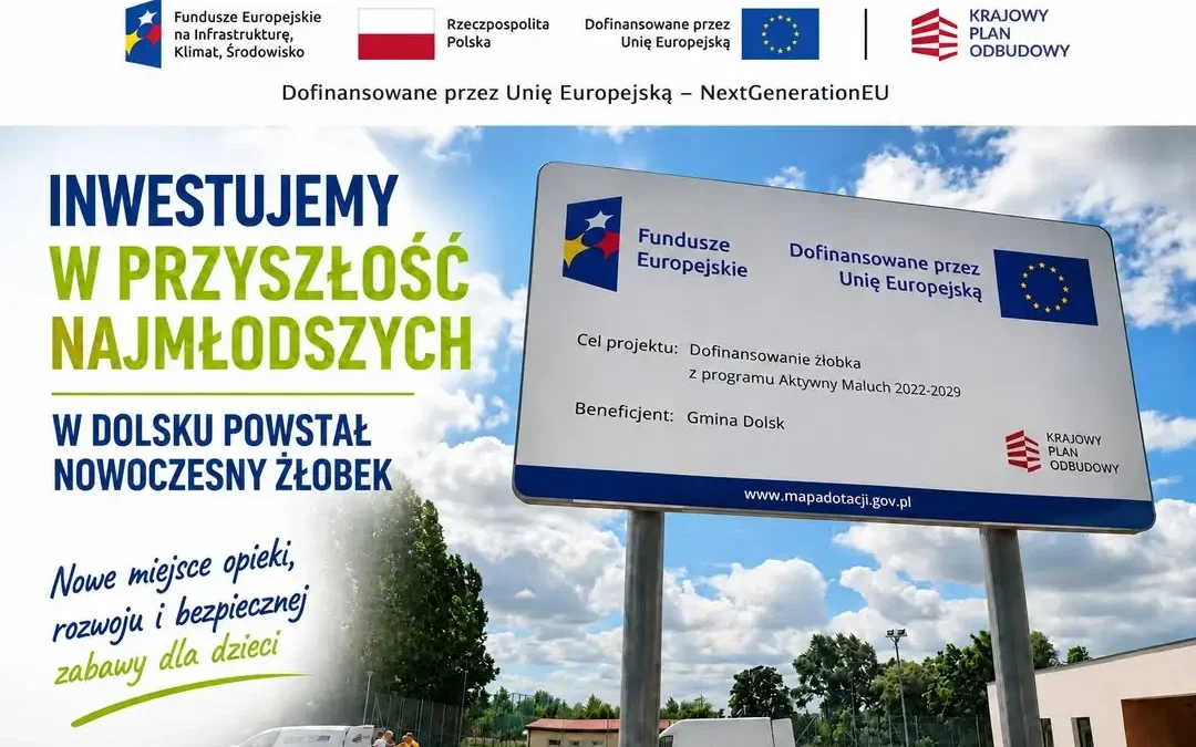 Nowy żłobek w Dolsku już działa. Gmina pozyskała ponad 3 mln zł dofinansowania
