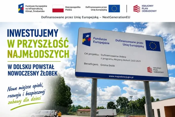 Nowy żłobek w Dolsku już działa. Gmina pozyskała ponad 3 mln zł dofinansowania