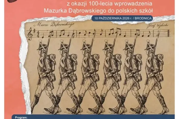 Brodnica: „Z Mazurkiem u Wybickiego” – 100-lecie Mazurka Dąbrowskiego w szkołach
