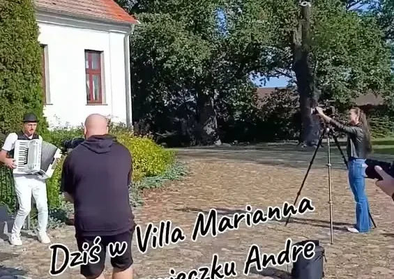 Teledysk Andre nagrywany w Ostrowieczku – lokalny muzyk z gminy Dolsk w akcji