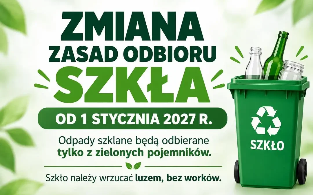 Gmina Dolsk zmienia zasady segregacji szkła – co się zmieni od 2027 roku?