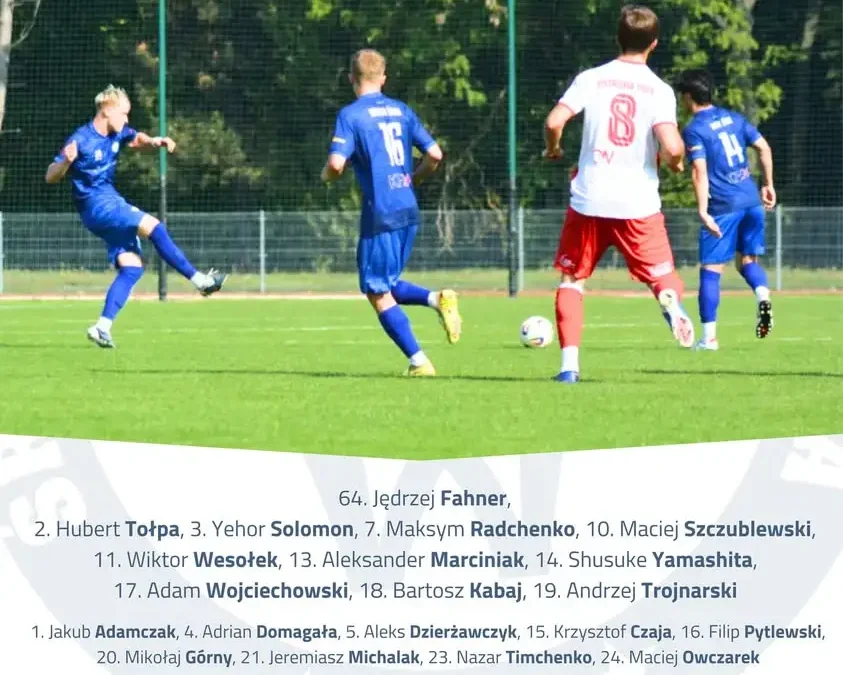 Warta Srem ogłasza skład na mecz z Kłosem Budzyń – walka o trzy punkty