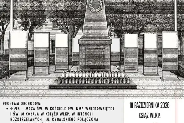 87. rocznica rozstrzelania mieszkańców Ziemi Ksiąskiej i Dolskiej – uroczystości w Książu Wielkopolskim