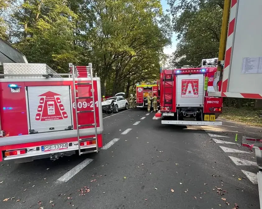 Tragedia w Gajewie. Dwie osoby zginęły na drodze wojewódzkiej nr 437