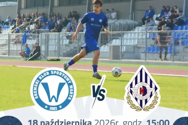 Dzień meczowy w Śremie: Warta zagra o 15:00 na Stadionie Miejskim