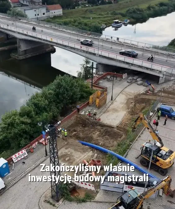 Nowa magistrala pod Wartą zwiększa bezpieczeństwo dostaw wody w Śremie