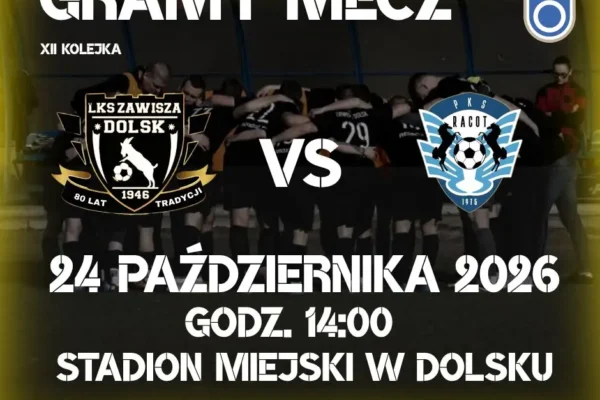 PKS Dolsk zmierzy się z PKS-em Racot w 12. kolejce klasy okręgowej